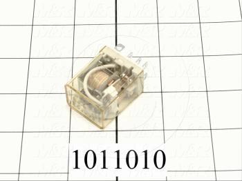 Control Relay, 2 Poles, 230VAC Coil Voltage, DPDT, with Indicator Light, 10A, 230VAC