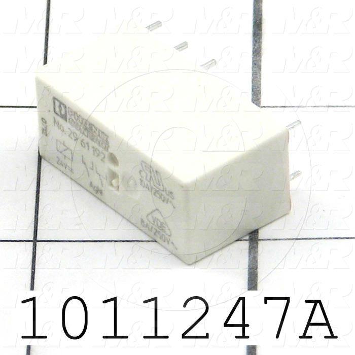 Control Relay, 2 Poles, 24VDC Coil Voltage, SPDT, 8A, 250VAC