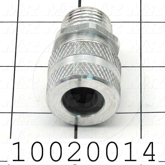 Cord Grip, Straight, 1/2" Conduit Size, 0.450"-0.560" Cord Diameter Range