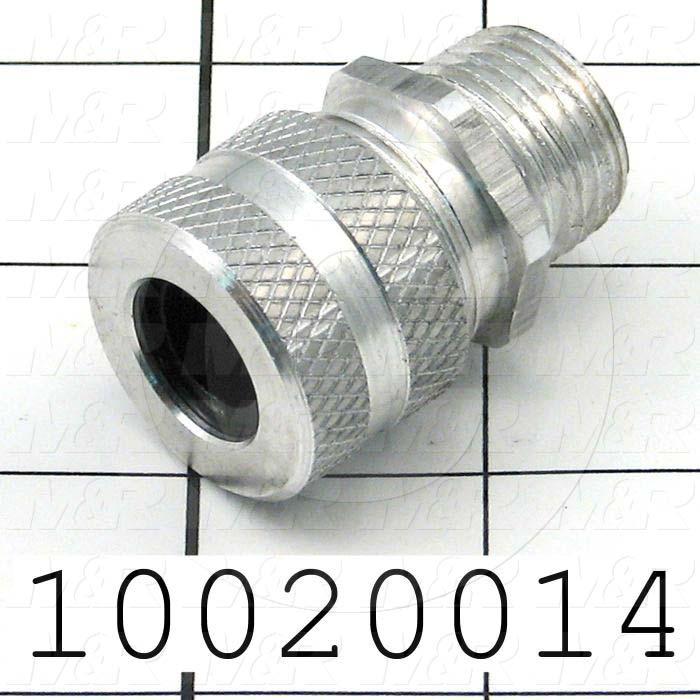 Cord Grip, Straight, 1/2" Conduit Size, 0.450"-0.560" Cord Diameter Range