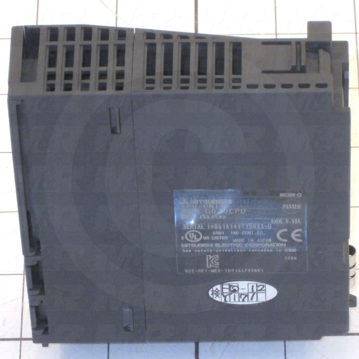 CPU, Q Series, Basic Model, 15K Steps, Mini-B USB, RS-232 Communication Ports