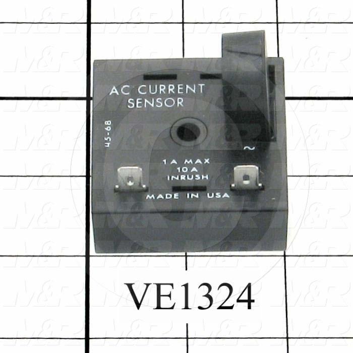 Current Sensor, 3-50VDC, Normally Open, 2A Actuate Current, 1A Steady, 10A Inrush
