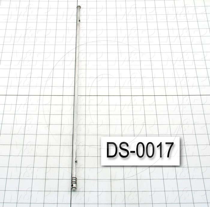 Curtain Rod, PACEMAKER # 06 Machine Name, 20.13" Overall Length, This Is A Assembly Notes