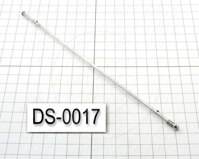 Curtain Rod, PACEMAKER # 06 Machine Name, 20.13" Overall Length, This Is A Assembly Notes