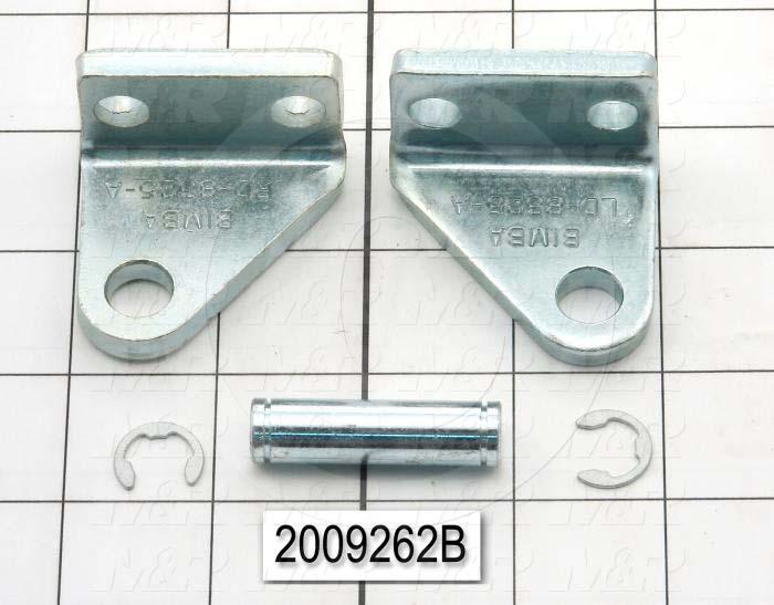 Cylinder Brackets, Pivot Bracket, 3.25 in. Width, 1.81" Length