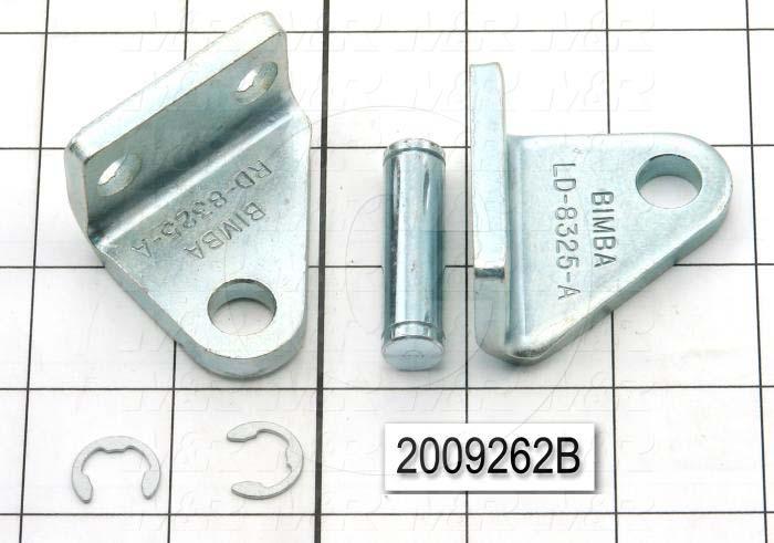Cylinder Brackets, Pivot Bracket, 3.25 in. Width, 1.81" Length