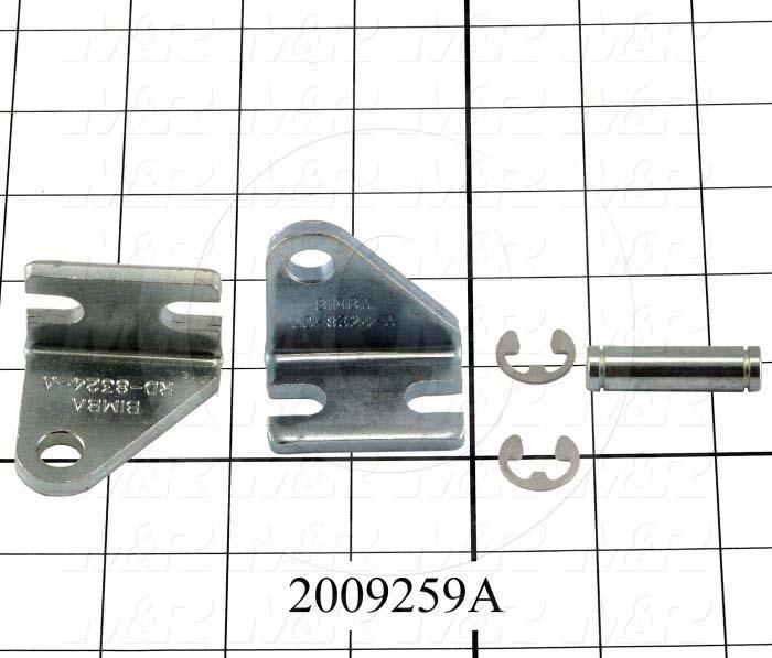 Cylinder Brackets, Pivot Bracket, 3" Width, 1.81" Length