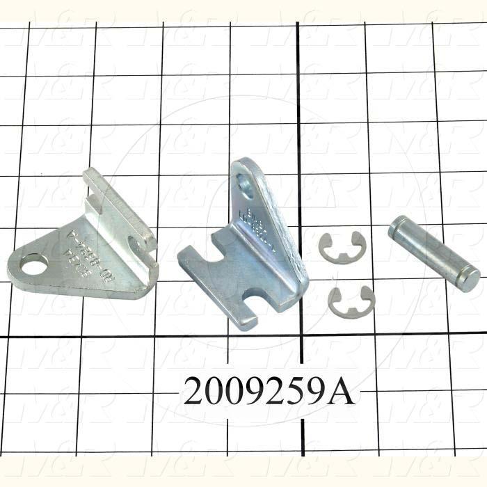Cylinder Brackets, Pivot Bracket, 3" Width, 1.81" Length