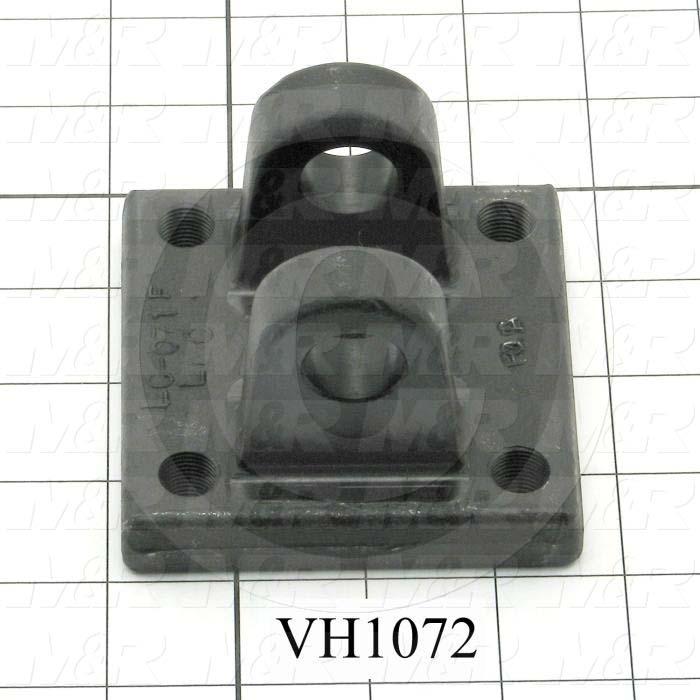 Cylinder Clevis, 3/8-24 Thread Size, 3.50 in. Width, 3.50" Length, 3/4" OD Pin Size