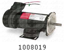 DC Motor, 1/2HP, 56C Frame, 1750 RPM, 90VDC