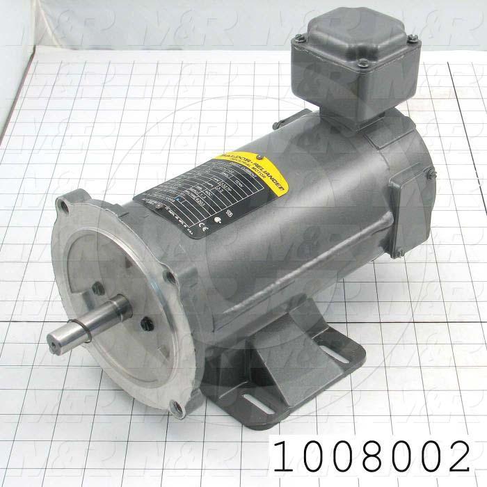 DC Motor, 1/3HP, 56C Frame, 1725 RPM, 90VDC, 3.2A