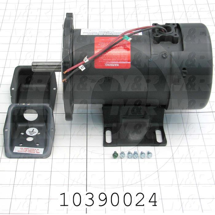 DC Motor, 1/4HP, 1725 RPM, 90VDC