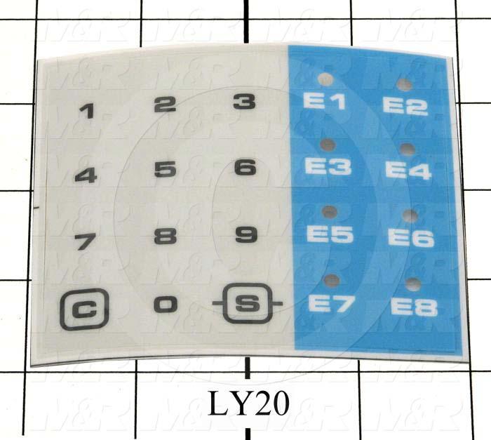 Decals & Documents, Keypad Nameplate