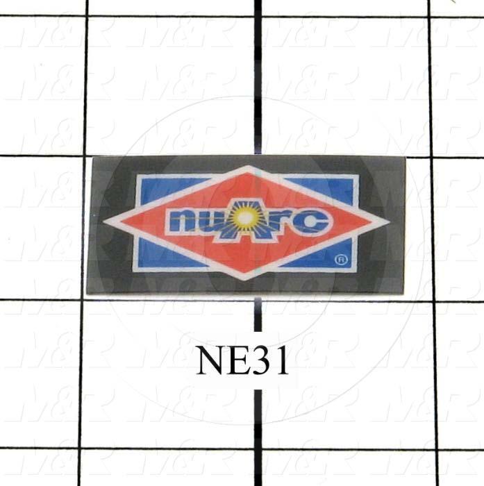 Decals & Documents, Nuarc Logo, 61/64"X 1-13/16" Size