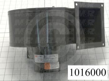 Direct Drive, Wheel Diameter 5-1/4", Max. RPM 1610, Voltage 230V 1PH 60Hz, With Thermal Protection, Temperature Rating 104F, Max. Air flow 265CFM