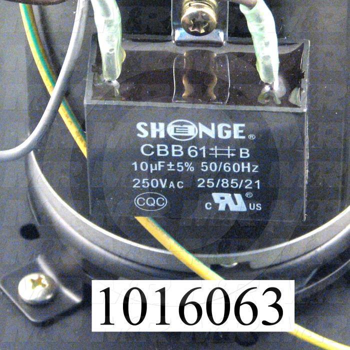 Direct Drive, Wheel Diameter 6-3/16", Max. RPM 1650, Voltage 115V 1PH, With Thermal Protection, Temperature Rating 450F, Max. Air flow 310CFM