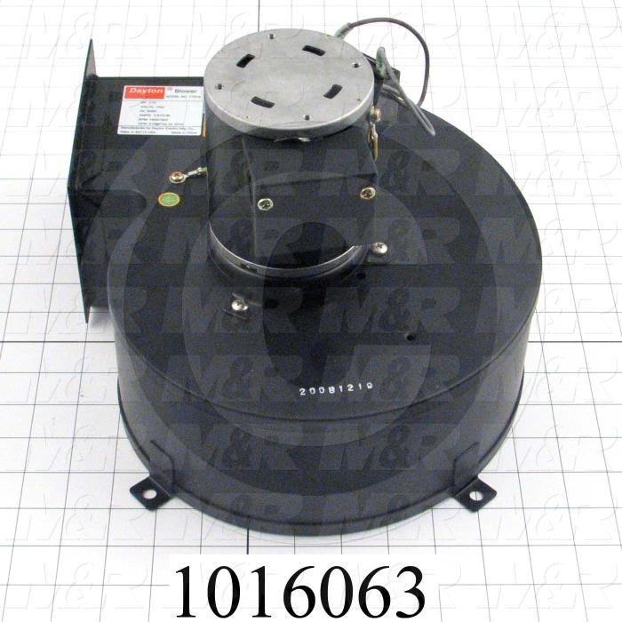 Direct Drive, Wheel Diameter 6-3/16", Max. RPM 1650, Voltage 115V 1PH, With Thermal Protection, Temperature Rating 450F, Max. Air flow 310CFM