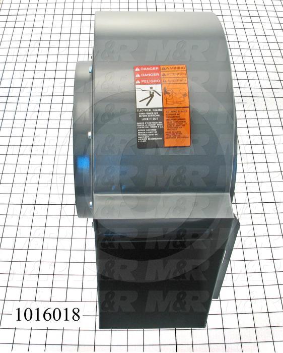 Direct Drive, Wheel Diameter 9.00", Max. RPM 1725, Temperature Rating 180F, Max. Air flow 1390CFM, Bore Size 7/8 in.