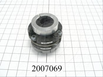Disc Type Coupling, Type Single Flex, Hub # 1 Bore 1", Hub # 2 Bore 35 MM, Outside Diameter 3.75 in., Overall Length 3.40", Clamping Style Collar, Disc Material Composite, Material Aluminum