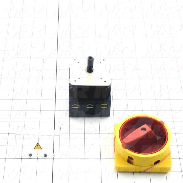 Disconnect Switch, 380-440VAC, 63A, 3 Poles