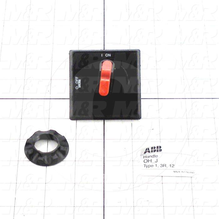 Disconnect Switch Handle, For Use With OTxxF3 Switches, 6mm Shaft