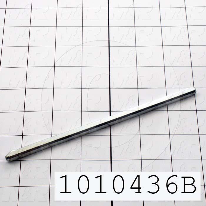 Disconnect Switch Shaft, 6mm, 7.1" Long, for ABB OH Selector Handles