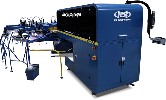 DS-4000 Digital Squeegee and Cobra Automatic Screen Printing Press
