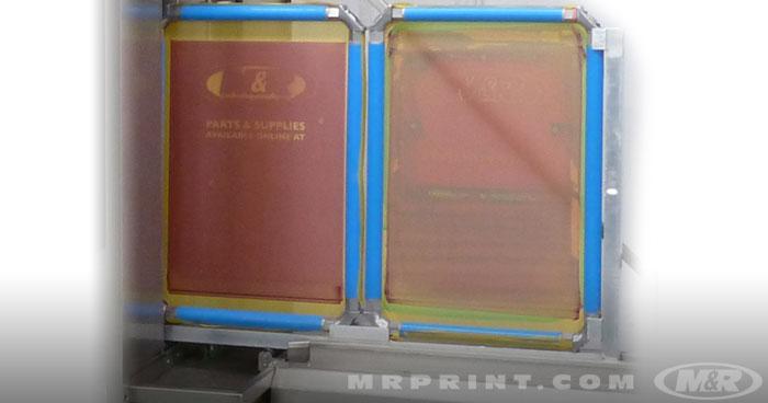 Eco-Tex Automatic Screen Cleaning and Reclaiming System: Before