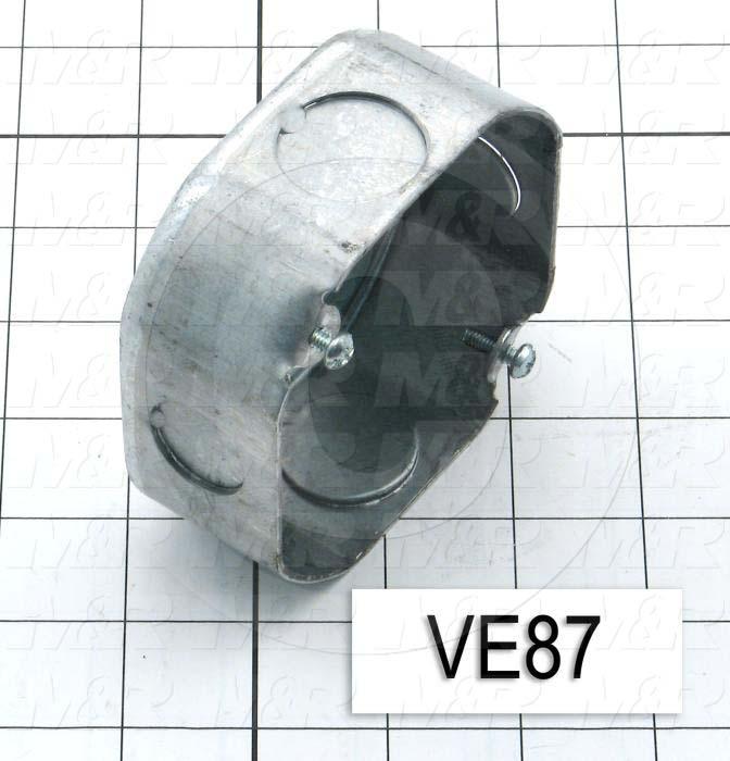 Electrical Box, Utility Outlet, 4" Octagon