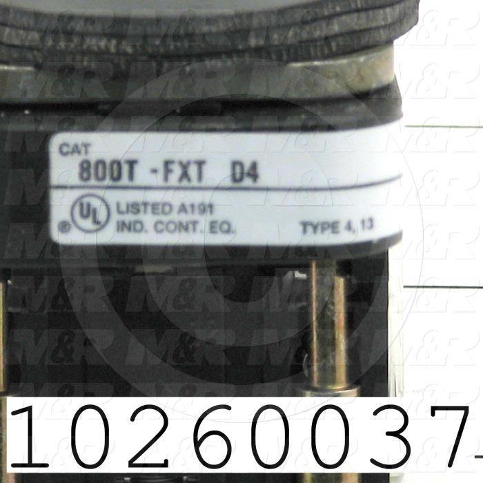 Emergency-Stop Switch, Push-Pull/Twist Release, 1NC