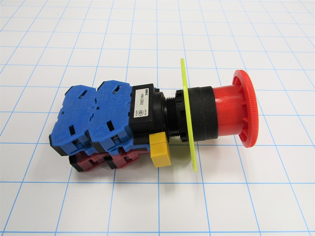 Emergency-Stop Switch, Push-Pull/Twist Release