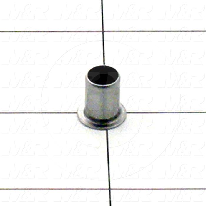 Eyelet, Flange Type Flat, Material Steel, Outside Diameter 0.290", Flange Diameter 0.406", Length Under Flange 0.399"