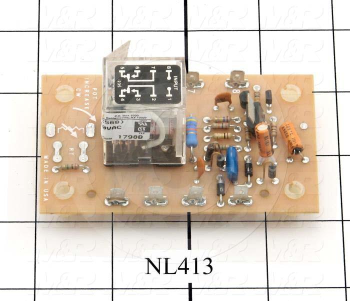 Fabricated Parts, 2 Sec Timer Rf Kit, 3.62 in. Length, 2.12 in. Width, 1.50 in. Height