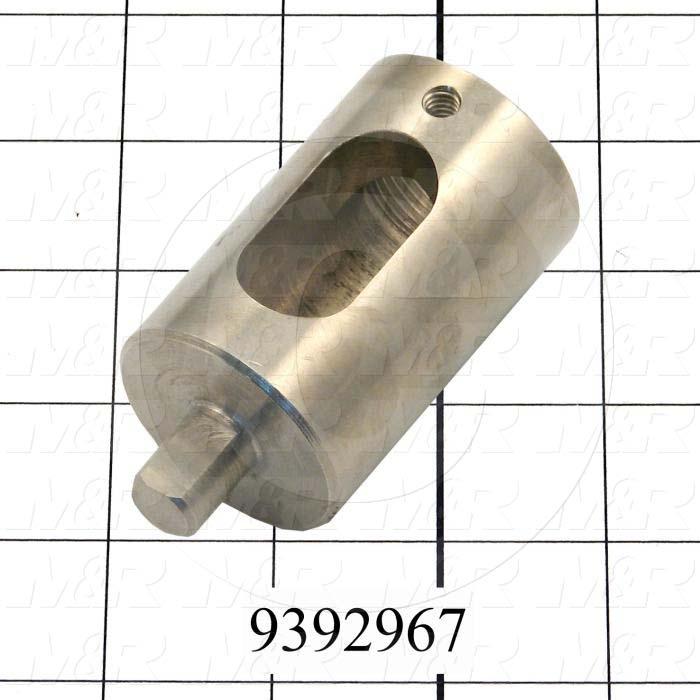 Fabricated Parts, Acme Nut Housing, 3.23 in. Length, 1.63 in. Diameter