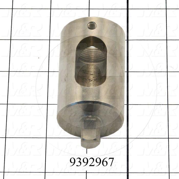 Fabricated Parts, Acme Nut Housing, 3.23 in. Length, 1.63 in. Diameter