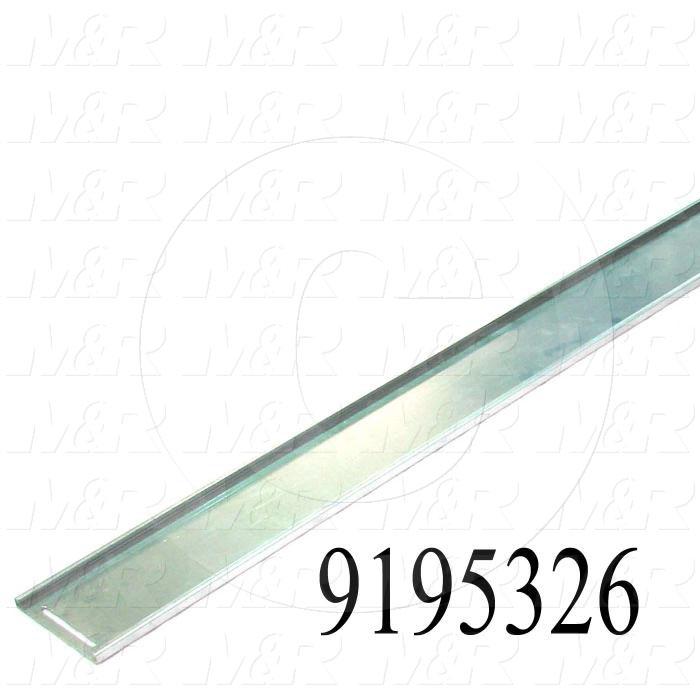 Fabricated Parts, Adjustable Opening Door, 71.31 in. Length, 7.00 in. Width, 0.625 in. Height, 16 GA Thickness