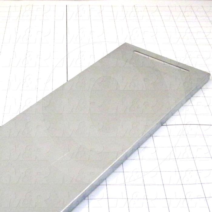 Fabricated Parts, Adjustable Opening Door, 83.31 in. Length, 7.00 in. Width, 0.625 in. Height, 16 GA Thickness