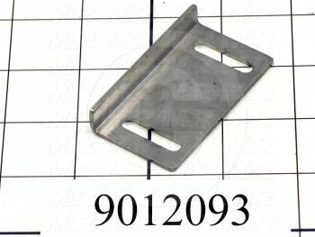 Fabricated Parts, Adjusted Head Stop, 2.50 in. Length, 1.38 in. Width, 0.44 in. Height