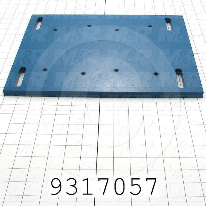 Fabricated Parts, Adjusted Motor Base, 14.50 in. Length, 12.00 in. Width, 0.63 in. Thickness