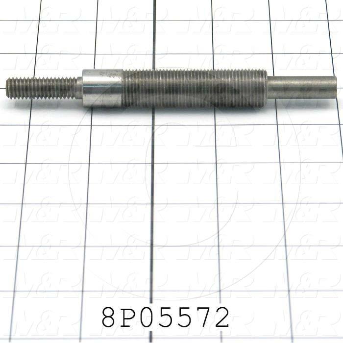 Fabricated Parts, Adjusting Bolt, 5.38 in. Length, 0.63 in. Diameter, 5/8-18 Thread Size