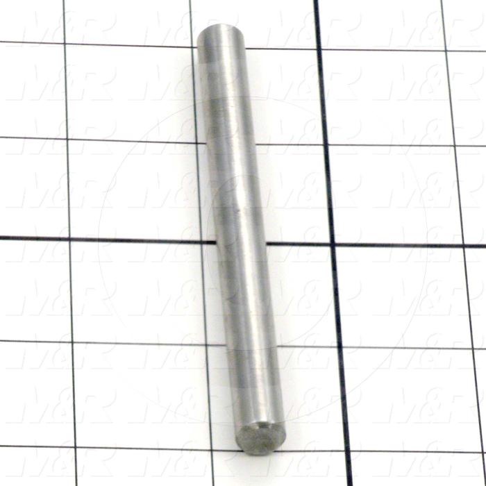 Fabricated Parts, Adjusting Guide Rod, 4.00 in. Length, 0.38 in. Diameter