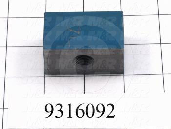 Fabricated Parts, Adjustment Block, 2.00 in. Length, 1.00 in. Width, 1.25 in. Height