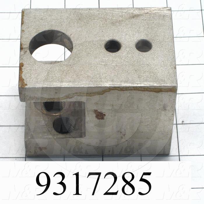 Fabricated Parts, Adjustment Bracket 3.75"Lg Ls, 3.75 in. Length, 3.75 in. Width, 2.50 in. Thickness