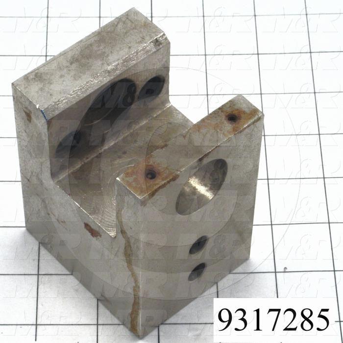 Fabricated Parts, Adjustment Bracket 3.75"Lg Ls, 3.75 in. Length, 3.75 in. Width, 2.50 in. Thickness