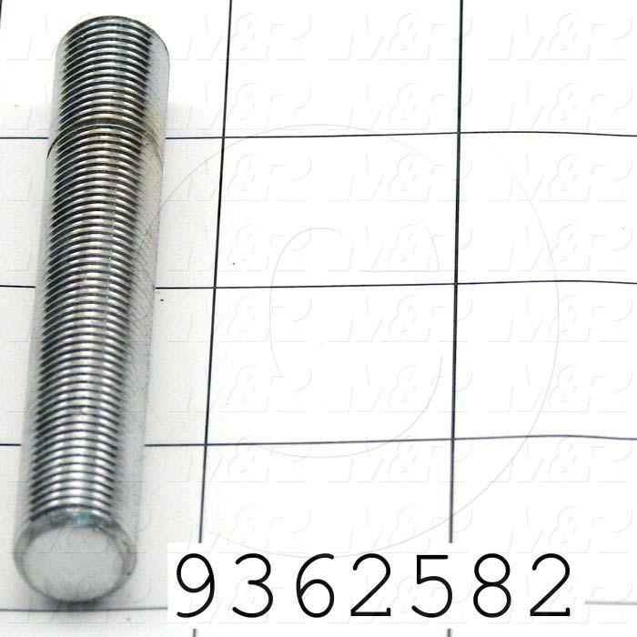 Fabricated Parts, Adjustment Screw, 3.25 in. Length, 1/2-20 Thread Size
