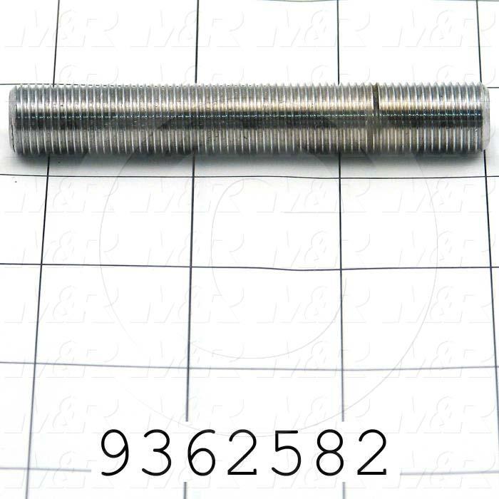 Turned and Threaded 3/4-16 R&L 1 " Steel Shaft for Buffer/Polisher   28" Long 