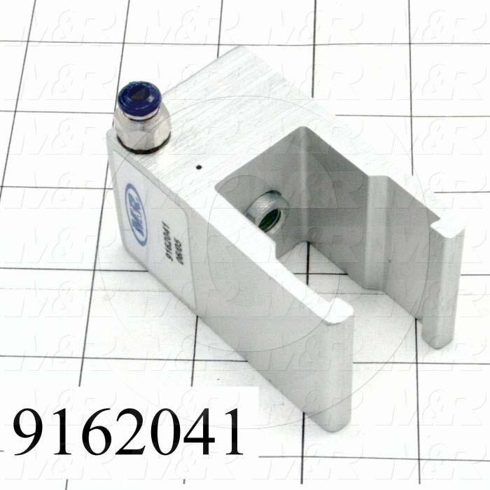 Fabricated Parts, Air Clamp Cylinder, 1.63 in. Length, 1.63 in. Width, 2.91 in. Height