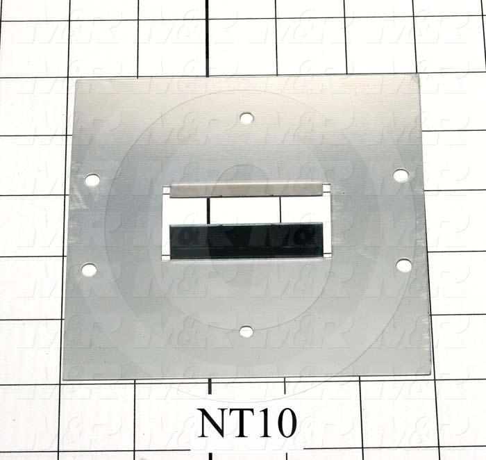 Fabricated Parts, Air Diffuser Reflector, 5.00 in. Length, 5.00 in. Width, 0.03 in. Thickness