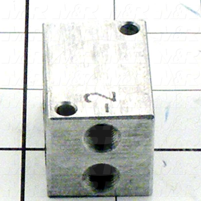 Fabricated Parts, Air Distributor, 1.63 in. Length, 1.13 in. Width, 1.13 in. Height