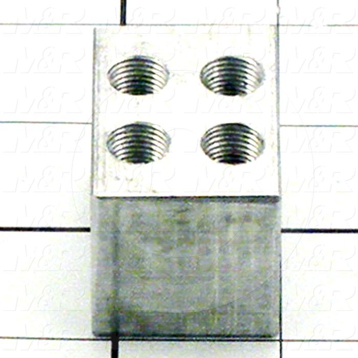 Fabricated Parts, Air Distributor, 1.63 in. Length, 1.13 in. Width, 1.13 in. Height